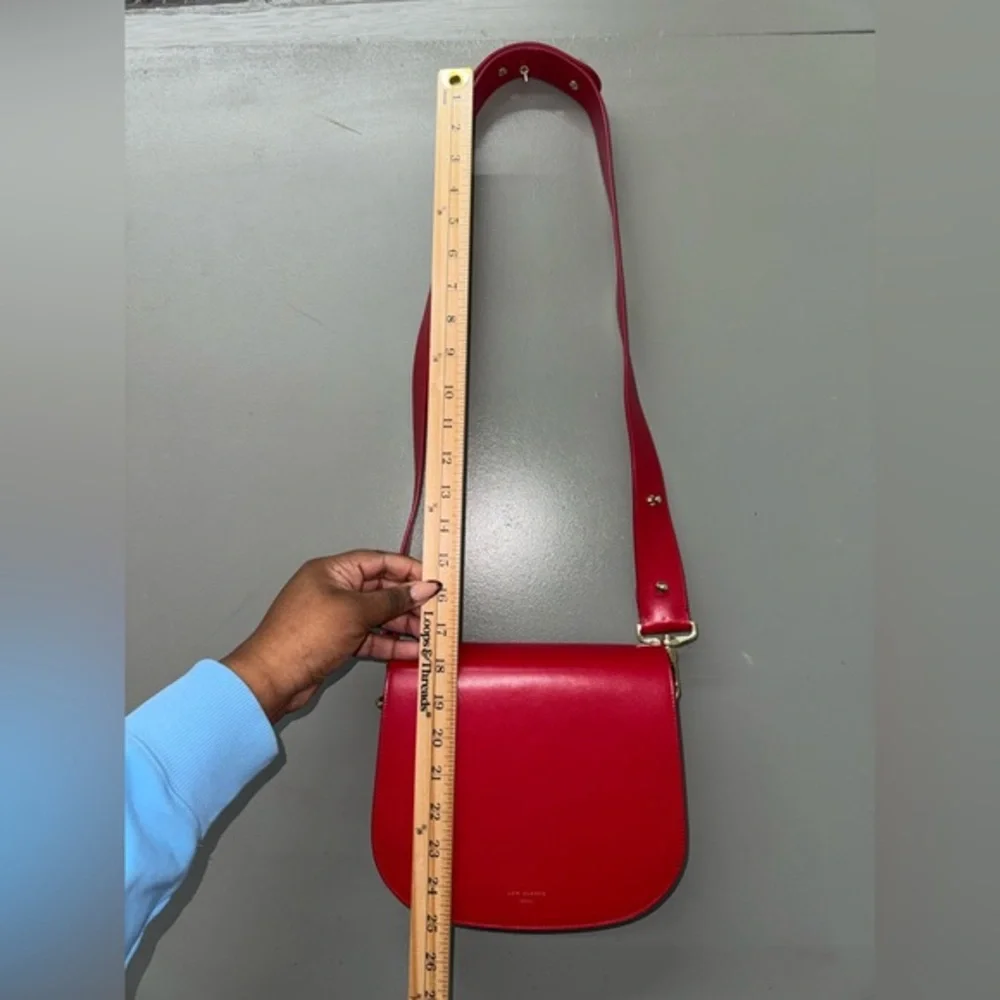 LOW‎ CLASSIC color block Red Leather Crossbody Bag